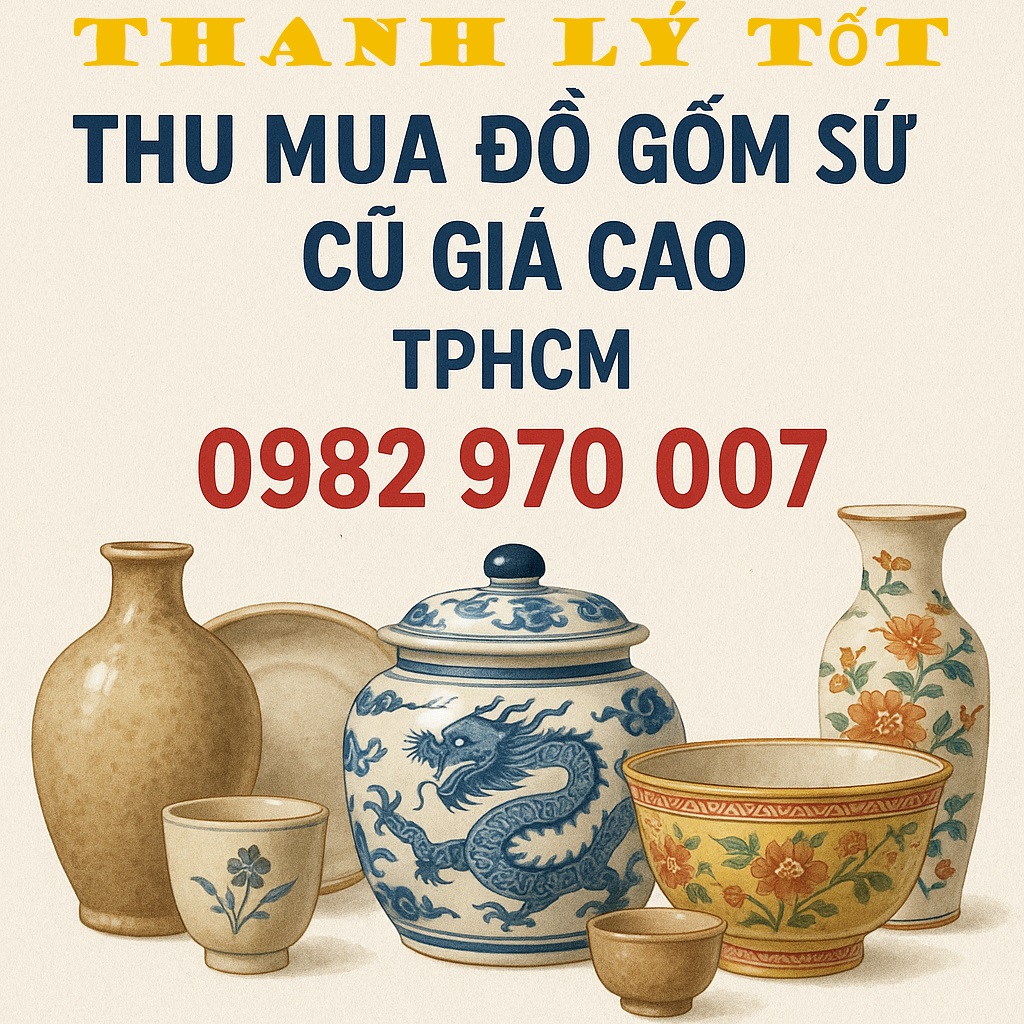 Thu mua đồ gốm sứ cũ tại TPHCM tận nơi GIÁ CAO uy tín