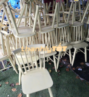 Thanh Lý Ghế Cafe Gỗ 7 Nan Song Tiện Giá Rẻ